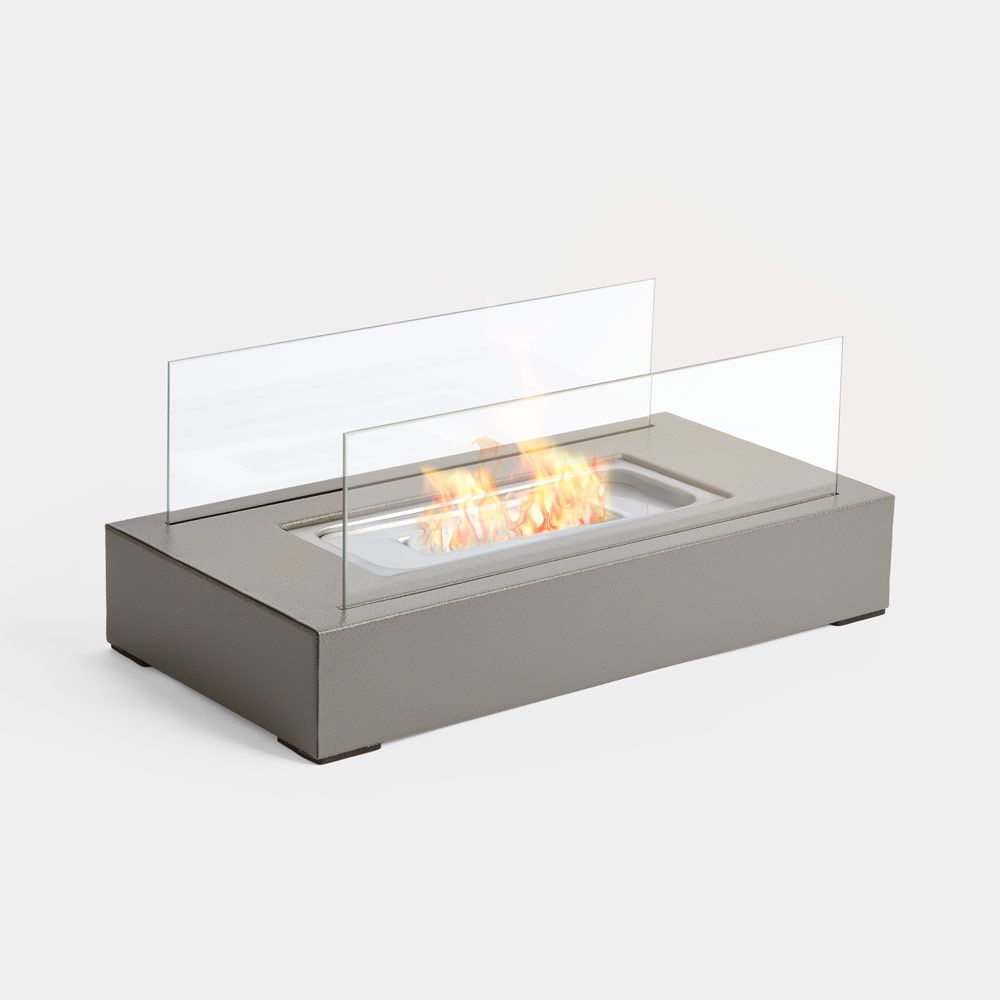 VonHaus Rectangle Bioethanol Tabletop Fireplace