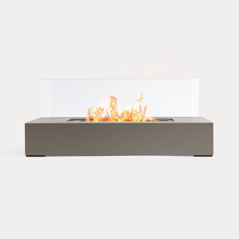 VonHaus Rectangle Bioethanol Tabletop Fireplace