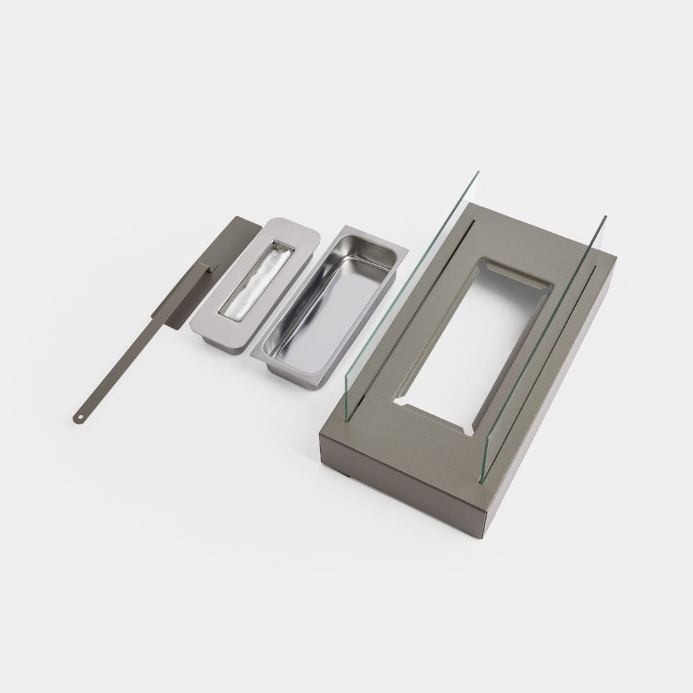 VonHaus Rectangle Bioethanol Tabletop Fireplace